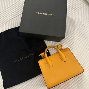 Strathberry Nano Tote in Blossom Yellow